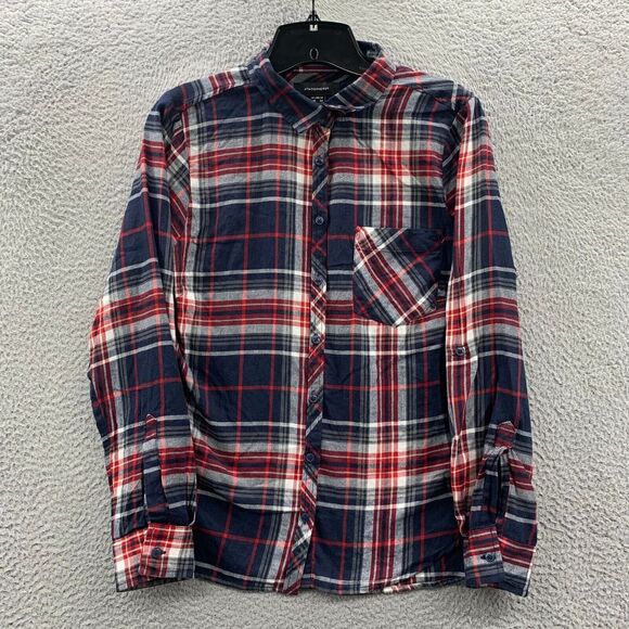Atmosphere Tops - ATMOSPHERE Shirt Womens Size 10 Plaid Button Up Blouse Top Long Sleeve Blue